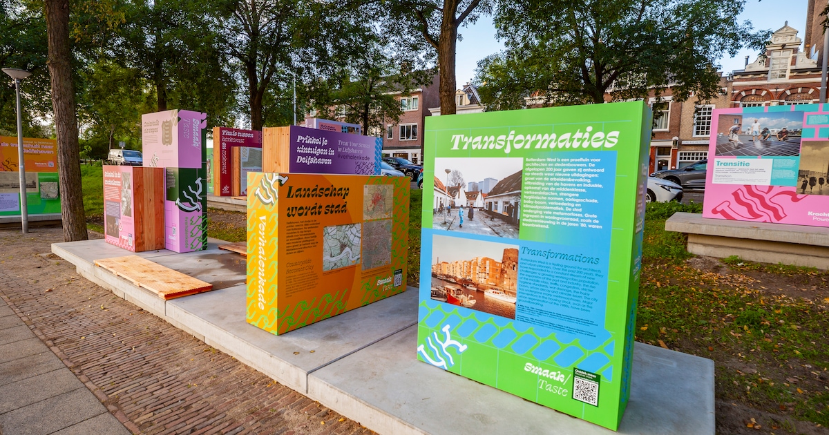 Nieuwe blikvanger in Delfshaven wekt verwondering, maar ook kritiek: ‘Echt zonde van het geld’