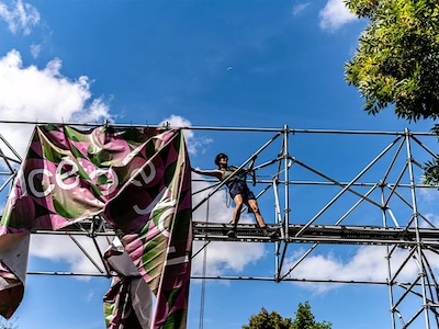 Noorderplantsoen verandert in Noorderzon: de opbouw is begonnen