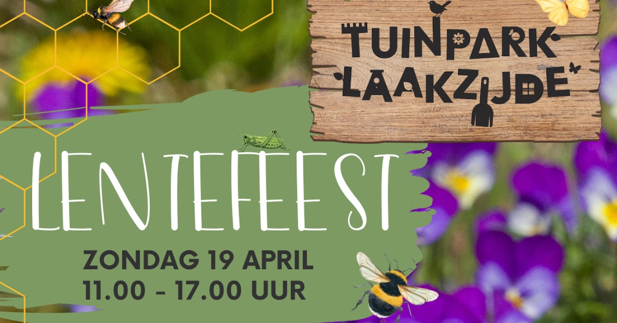 Lentefeest op Tuinpark Laakzijde in Amersfoort