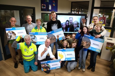 Leerlingen Lek en Linge halen bijna 29.000 euro op voor zes goede doelen