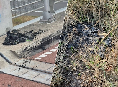Voor tweede keer in korte tijd accu’s in brand gestoken bij fietsbrug in Waalwijk