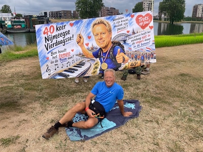 Ben Simmes uit Gaanderen loopt voor 40ste keer de Nijmeegse Vierdaagse