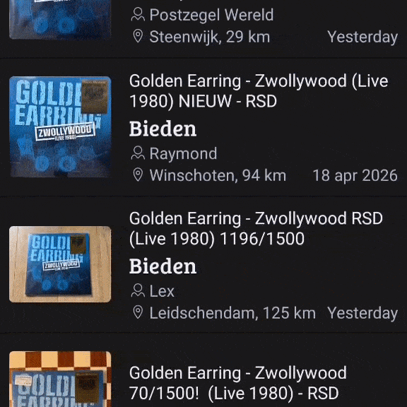 Zwollywood-plaat van Golden Earring staat al snel voor veel geld op Marktplaats: ‘Onbeschoft en trie