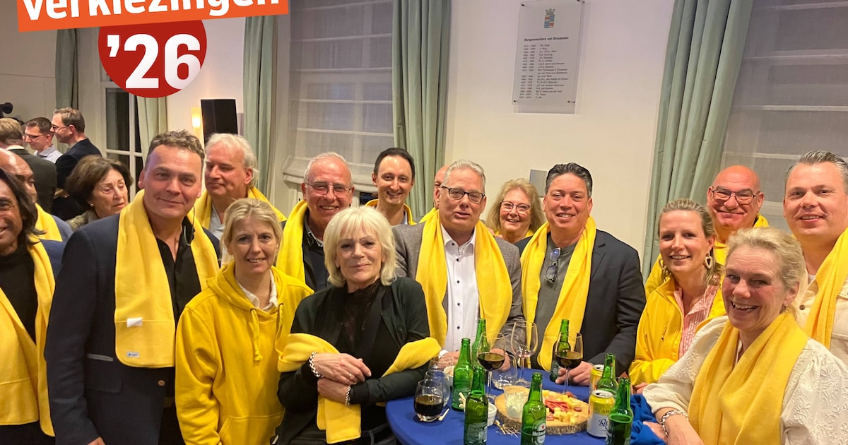 Stichtse Vecht kleurt nóg geler, Lokaal Liberaal knalt door naar tien zetels: ‘We blijven luisteren 