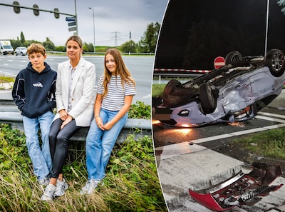 Rianne (40) kreeg een auto-ongeluk met haar kinderen: ‘Ik betwijfel of ik het wel heb kunnen verwerken’