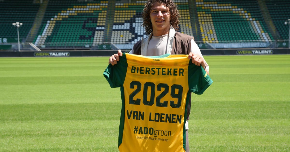ADO Den Haag breekt contract talent Dani van Loenen open, aanvaller ligt tot medio 2029 vast