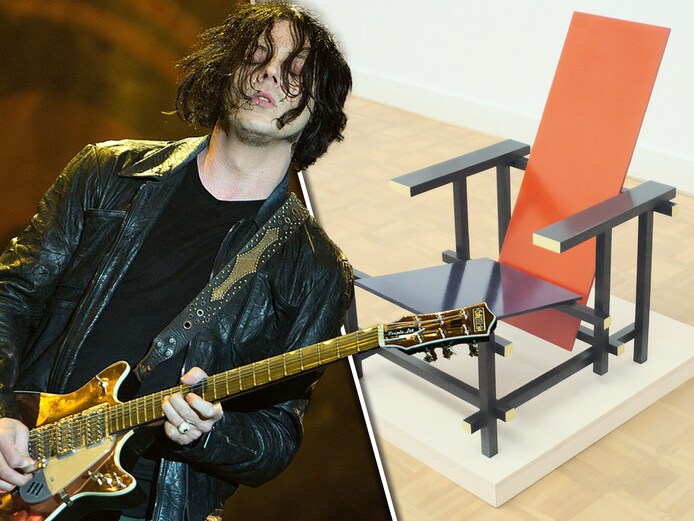 Wereldster Jack White speelt in TivoliVredenburg op een stoel van ...