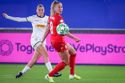 FC Twente Vrouwen heeft in België moeite om tot kansen te komen, eerste kaart voor bezoekers