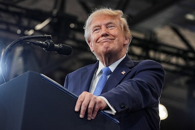 Trump tijdens speech: Na verslaan Iran wordt Straat van Hormuz grondgebied VS