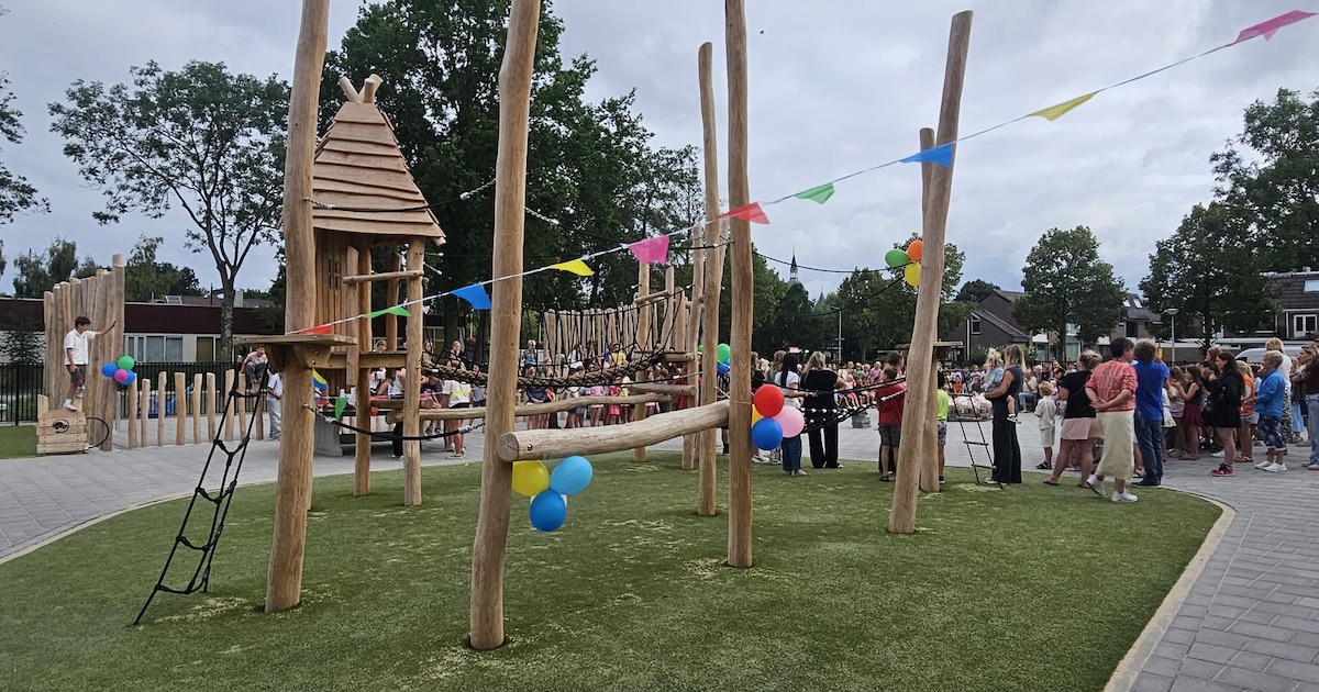 Nieuw schoolplein Bernardusschool Zoeterwoude voltooid