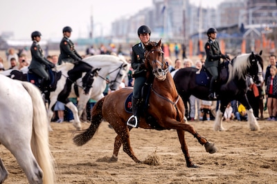 Foto’s: dit was de strandoefening voor Prinsjesdag