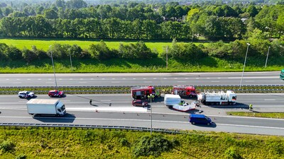 Chauffeur (48) uit Tilburg komt om het leven bij ongeval op A59 bij Oss, snelweg is weer open