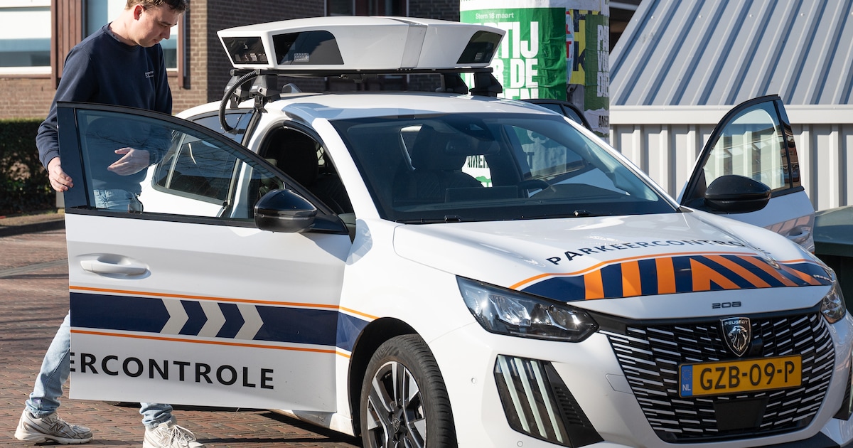 Op pad met de scanauto in Amersfoort: zo wordt gecontroleerd of je een parkeerboete verdient