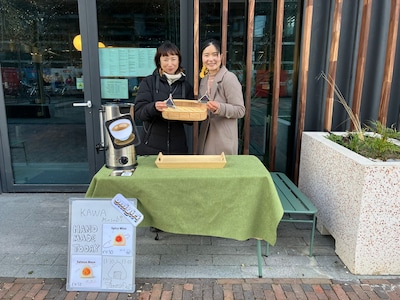 Bij dit kraampje in Utrecht eet je echte Japanse onigiri: ‘We gaan verder uitbreiden’