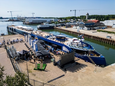 Hollandse werf bouwt Amerikaanse droom: cruiseschip voor congressen op Europese rivieren