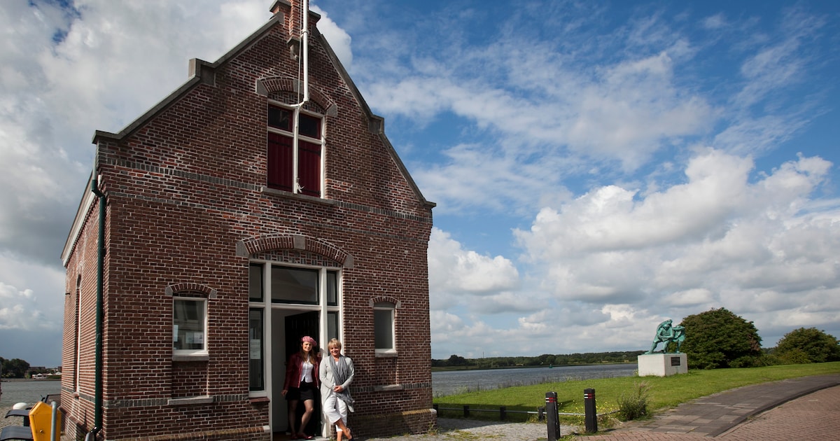 Inge Hoefnagel maakt kunst van Japanse duizendknoop, expositie in Douanehuisje Maassluis