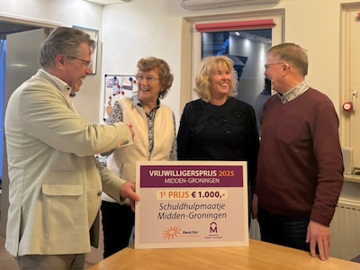 Vrijwilligersprijzen uitgereikt in Midden-Groningen