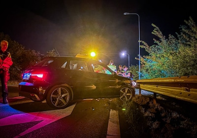 Automobilist naar ziekenhuis na ongeval op afrit A50