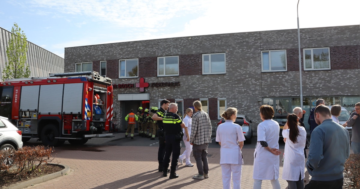 Telefoon vat vlam bij locatie van Jeroen Bosch Ziekenhuis in Drunen, pand ontruimd