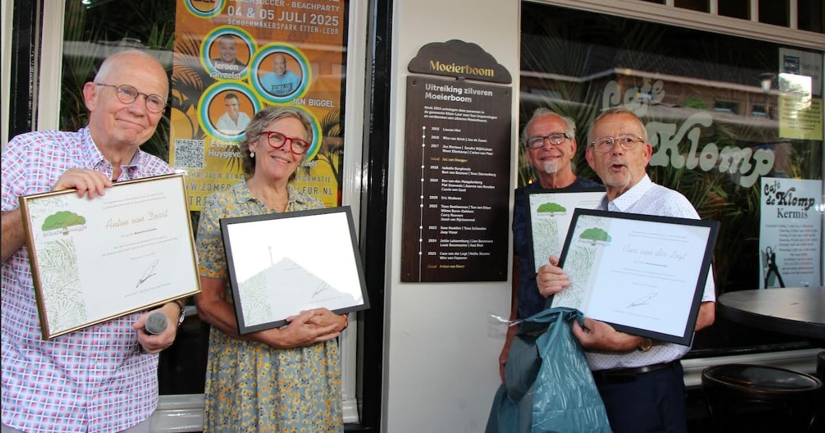 Kandidaten voor Zilveren Moeierboom Etten-Leur kunnen tot 30 april worden voorgedragen