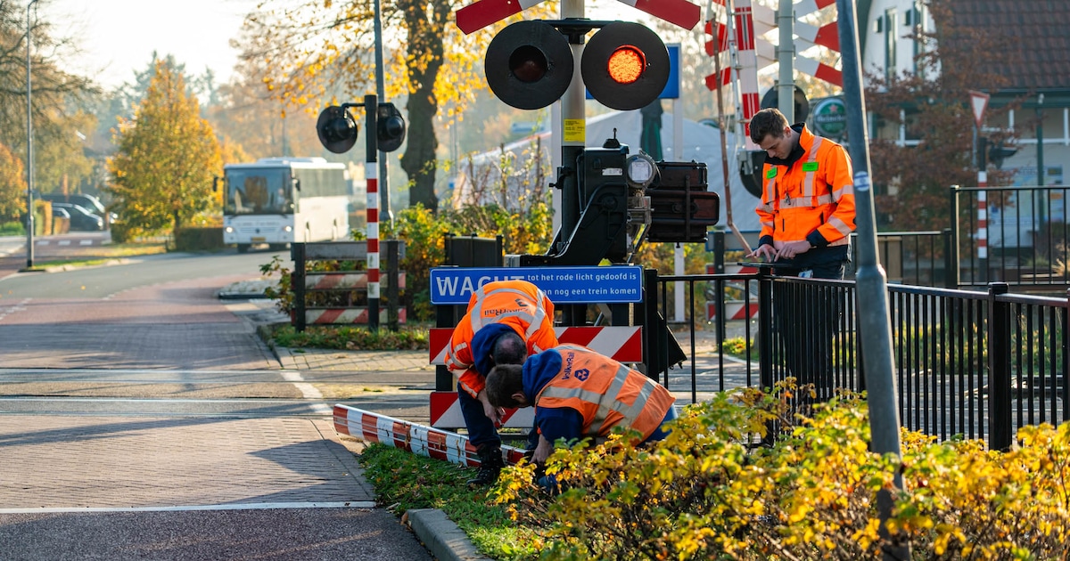 Slagboom kapot: treinverkeer stokt urenlang tussen Putten en Nunspeet