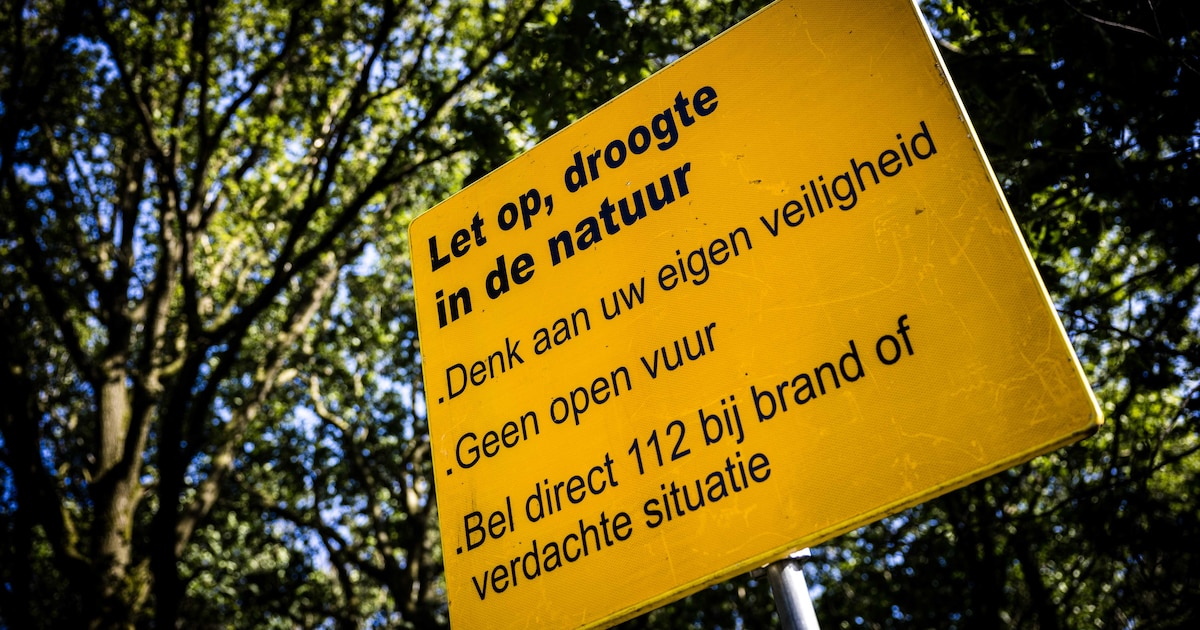 Veiligheidsregio Gooi en Vechtstreek waarschuwt voor verhoogd natuurbrandrisico