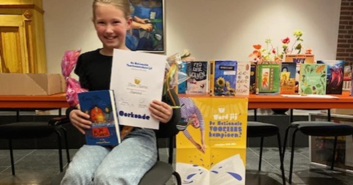 Feline wint voorleeswedstrijd in Staphorst en gaat door naar regionale finale