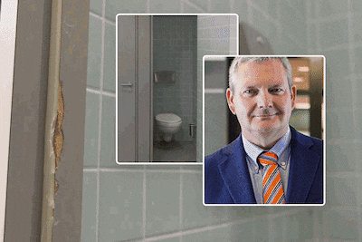 Belgische politicus hele nacht opgesloten in toilet van Vlaams Parlement, onwel naar ziekenhuis