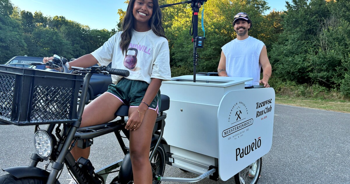 Ashley en Désan rennen met een mobiele dj-booth: ‘Dit zie je normaal in New York’