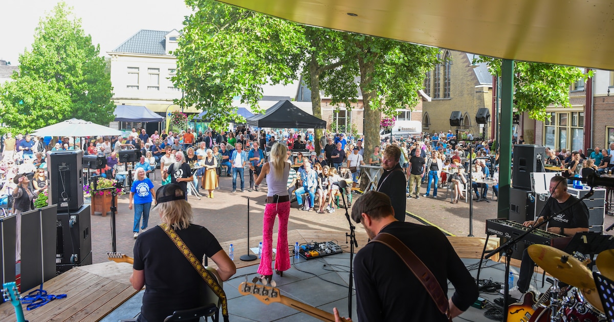 Bluesfestival Hear the Blues op het Dorpsplein in Heerde