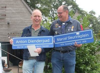 Verrassing tijdens jubileumkamp: Marcel Sleurink uit Kampen koninklijk onderscheiden