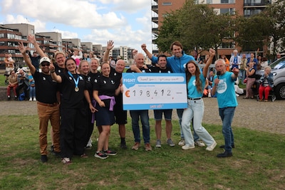 Recordopbrengst voor Swim & Spin to Fight Cancer Delft: magische grens gepasseerd