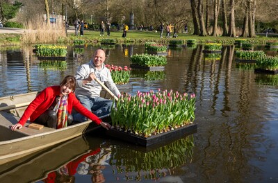 Tulips everywhere: Amsterdam is in bloom again in April (and yes, they’re even floating in Vondelpark)