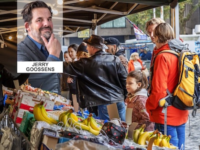Eventjes dacht Jerry dat Harry Styles kaas stond te snijden op het Vredenburg