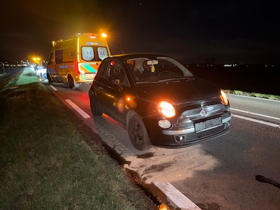 Man wandelt over N337 bij Olst en veroorzaakt kettingbotsing