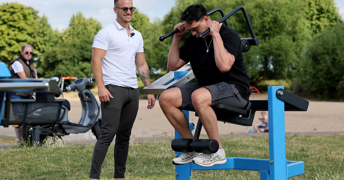 Gratis sporten met je blik op de rivier: Gorinchem zet negen fitnesstoestellen Buiten de Waterpoort