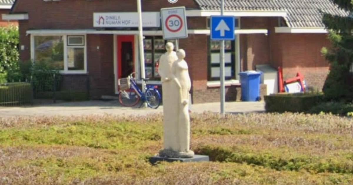 Onthulling van kunstwerk ‘Verbondenheid’ in Vries na opknapbeurt en verplaatsing