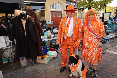 In beeld: de vrijmarkten in Den Haag tijdens Koningsdag 2026