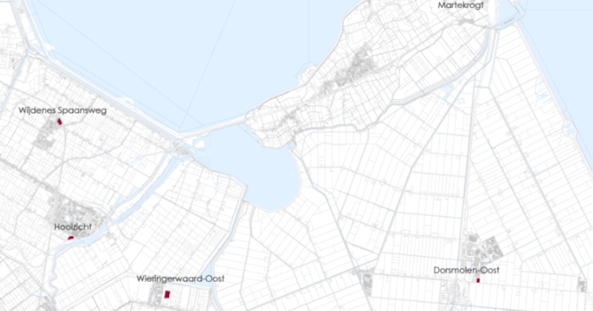 Gemeente Hollands Kroon versnelt woningbouw op vier locaties