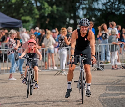 Al 130 teams voor Veenendaalse ouder-kind triathlon