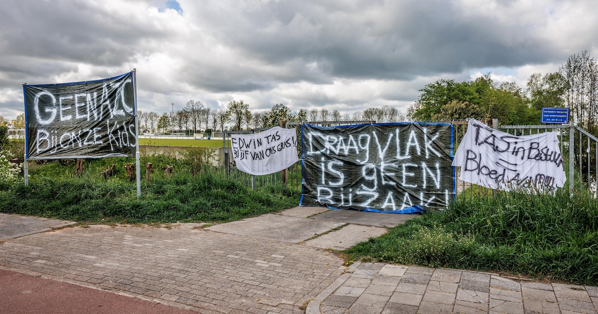 Noodopvang in IJsselstein op voetbalveld IJFC vooral voor gezinnen