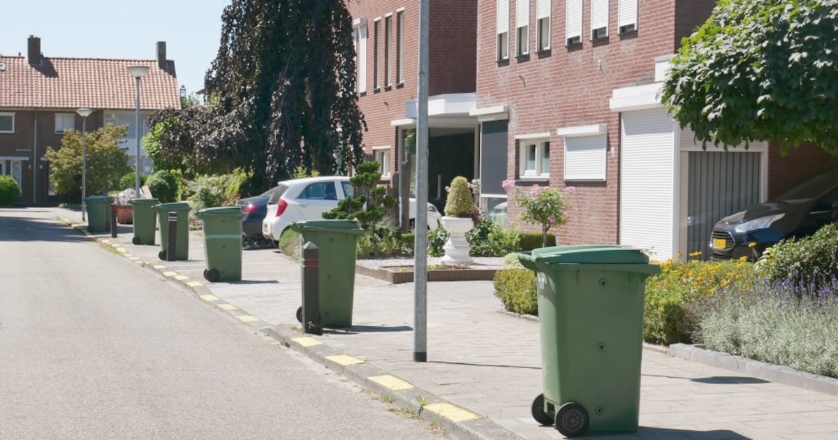 Afval blijft staan in delen van Weert na gemiste inzameling