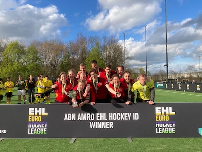 G-hockeyers Hudito uit Delft voor de derde keer winnaar van de Euro Hockey League