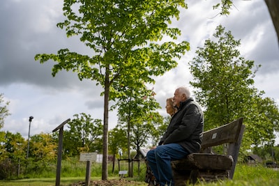 Bert (80) loopt naar de lindeboom van zijn overleden zoon: ‘Ik weet dat hij deze plek prachtig had g