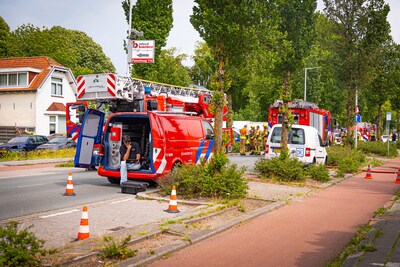 Onveilige situatie op Pascalweg in Rotterdam, hulpdiensten sluiten weg af