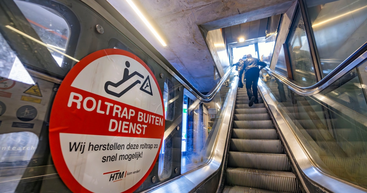 Waarom lopen op een kapotte roltrap zo zwaar voelt: ‘Het grootste deel ...