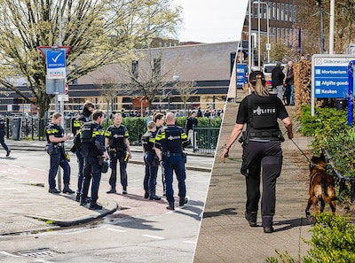 Man opgepakt na klopjacht rond Diakonessenhuis nadat hij vuurwapen afpakte en vluchtte