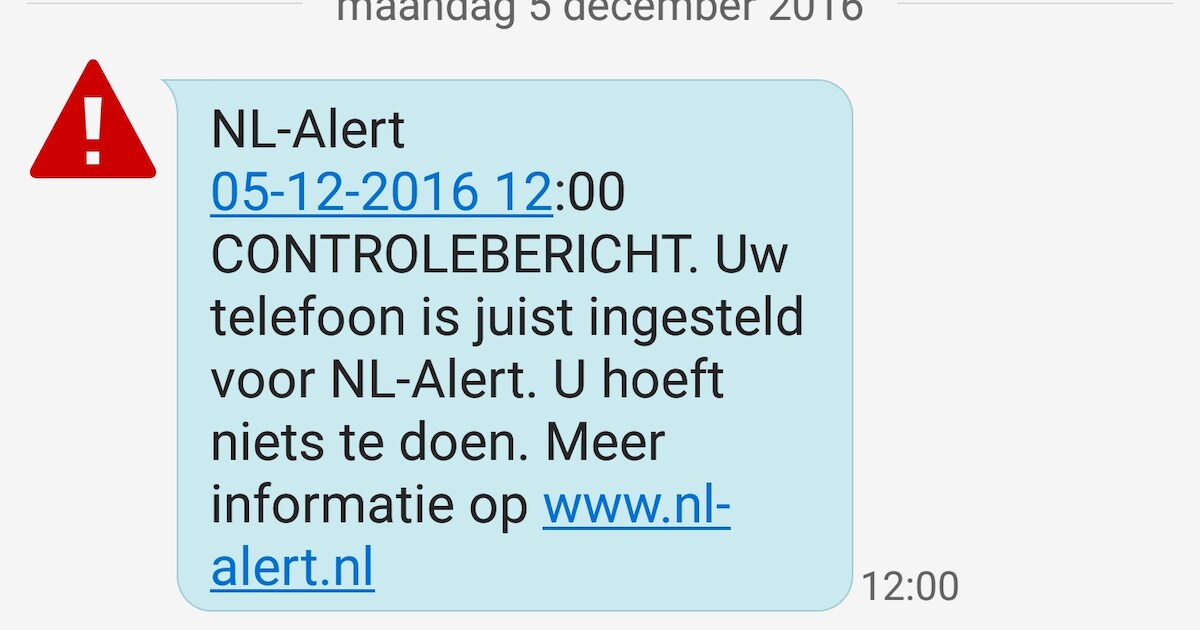 Alles wat je moet weten over het NL-Alert | Regio | AD.nl