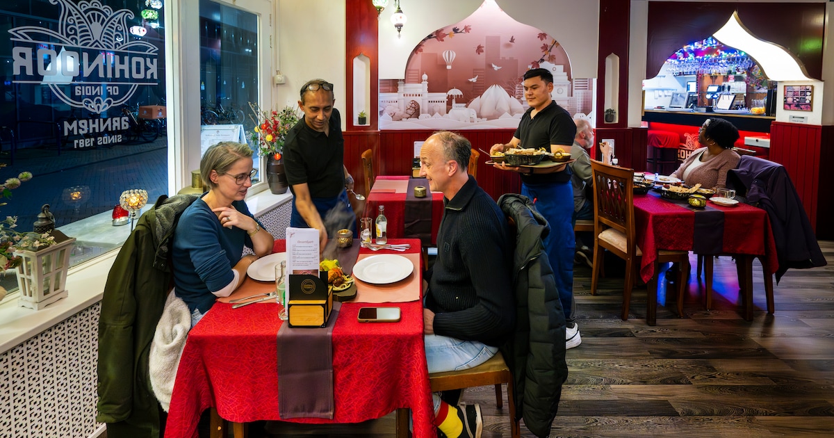 Bijgerecht is het lekkerste van het verrassingsmenu bij deze Indiër, maar het is vooral veel vlees