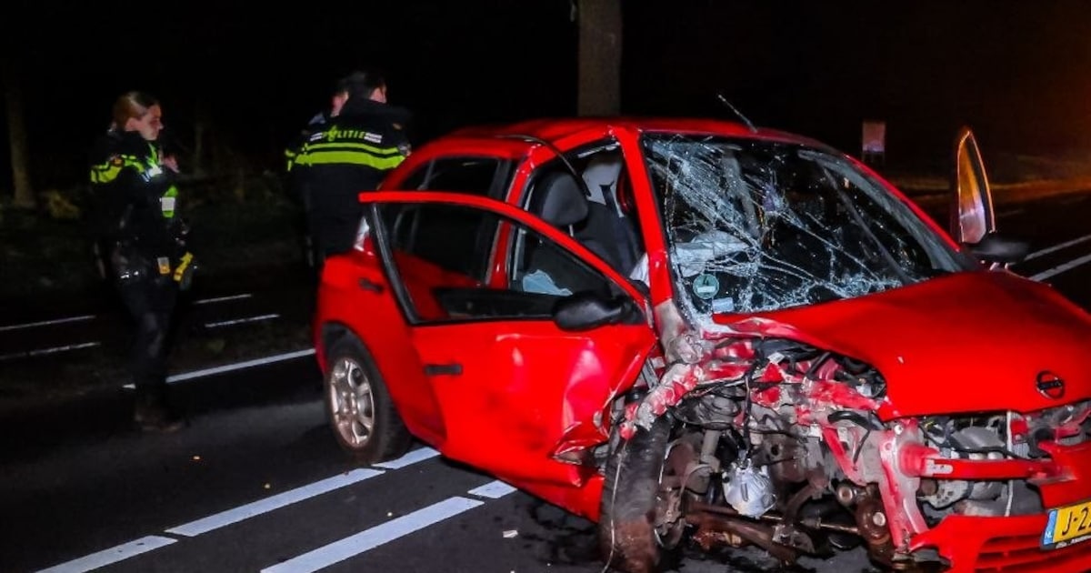 Zwaar ongeval op de N733: bestuurder met spoed naar ziekenhuis